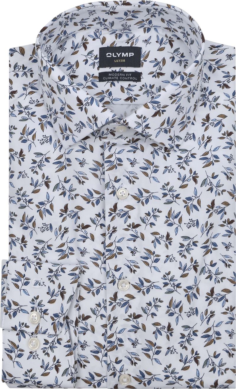 OLYMP Luxor Hemd 24/Seven Flowers Multicolour - Größe 38 günstig online kaufen