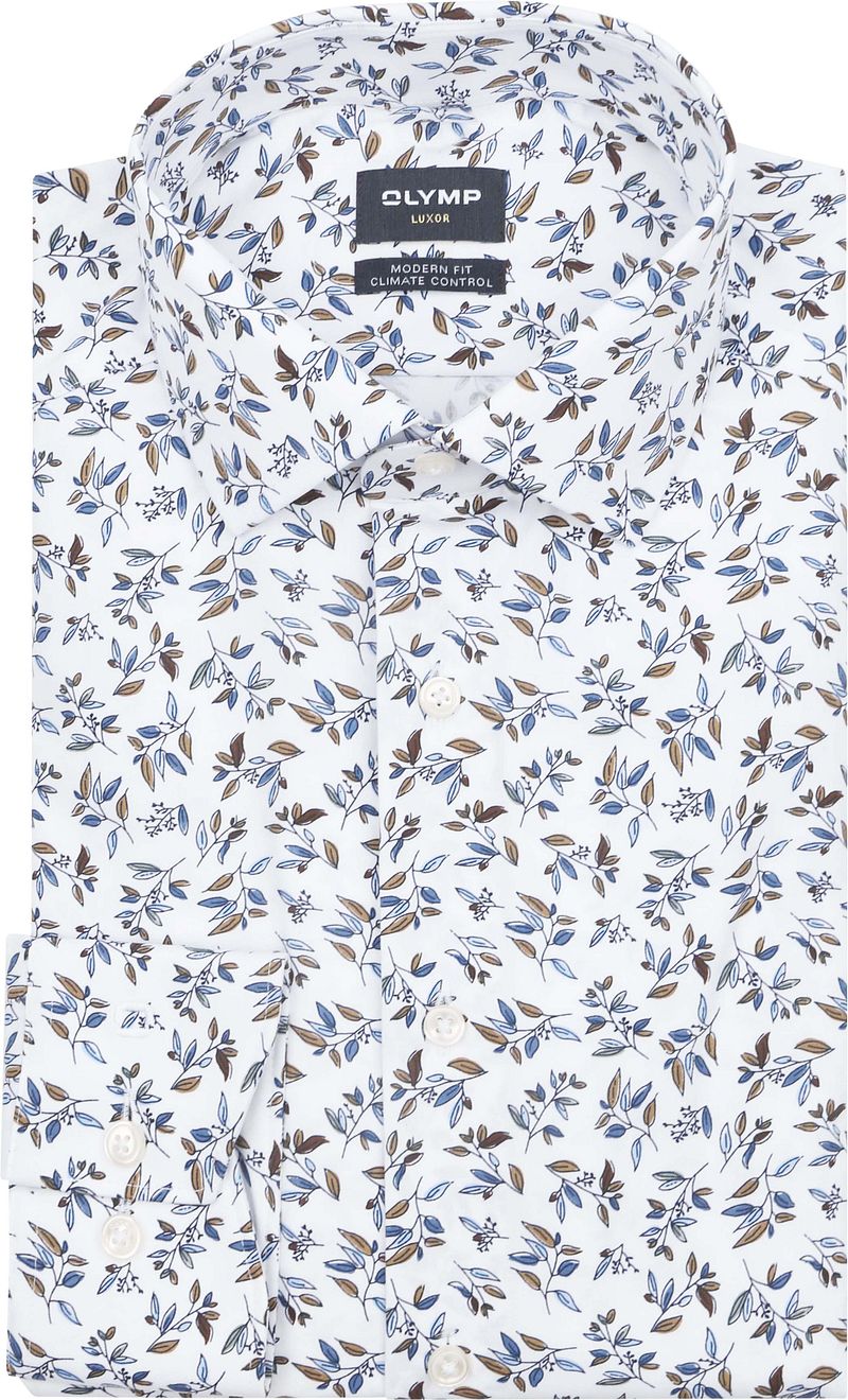 OLYMP Luxor Hemd 24/Seven Flowers Multicolour - Größe 40 günstig online kaufen