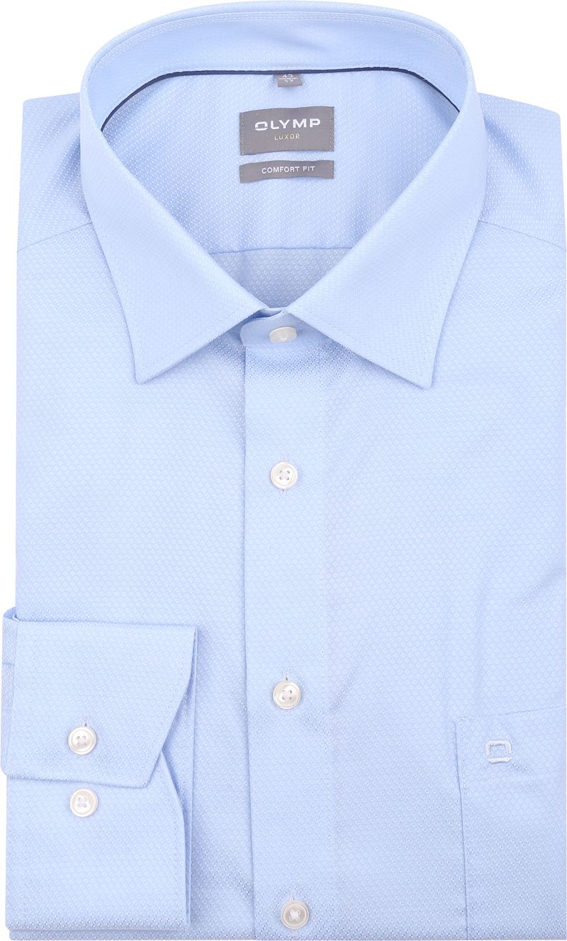 Olymp Overhemd Luxor Lichtblauw