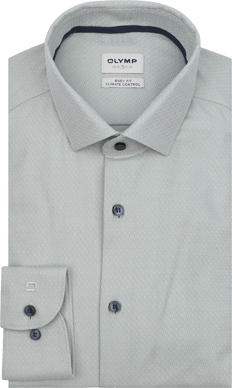 OLYMP Level 5 Hemd Grün - Größe 44 günstig online kaufen