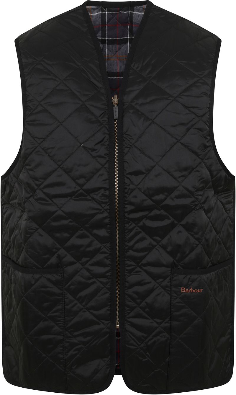 Barbour Innenfutter Quilted Zip-in Schwarz - Größe 48 günstig online kaufen