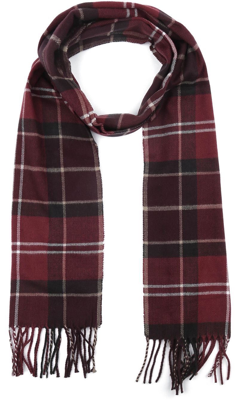 Barbour Schal Tartan Galingale Bordeaux - günstig online kaufen