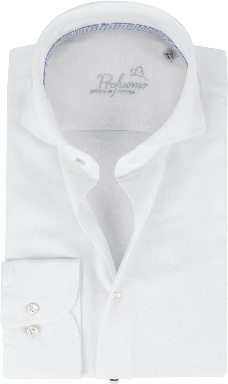 Profuomo Chemise Coton Recyclé Blanc taille 38