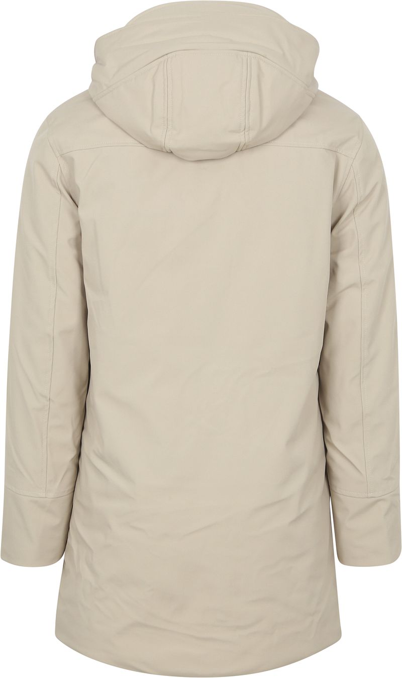 KnowledgeCotton Apparel Climate Shell Jas Ecru