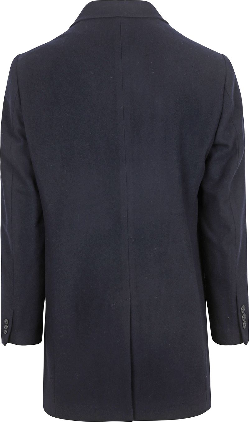 Suitable Coat Wol Twill Navy