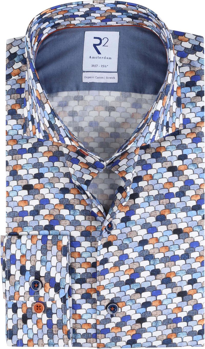 R2 Chemise Chaises de Cinéma Multicolores Multicoloré Bleu taille 40