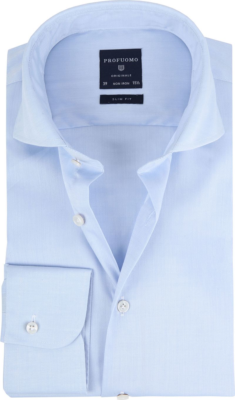 Profuomo Chemise Cutaway Bleu clair Bleu taille 37