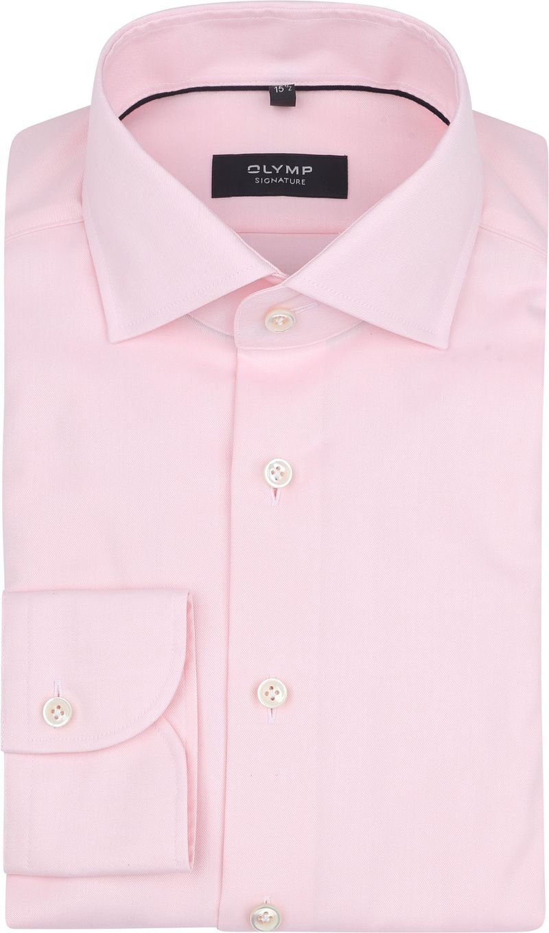 OLYMP Signature Twill Hemd Rosa - Größe 42 günstig online kaufen