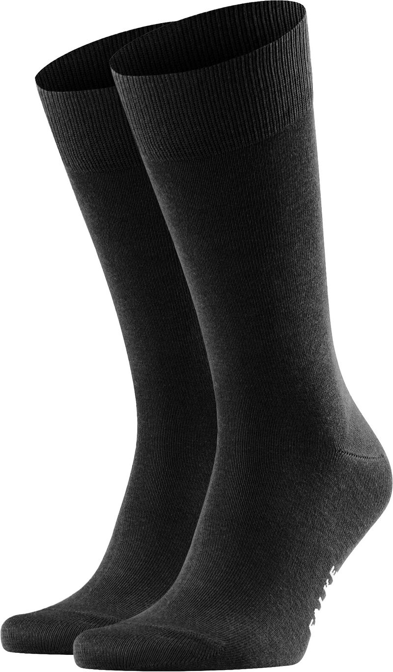 Falke Happy Socken 2 Paar Schwarz - Größe 39-42 günstig online kaufen