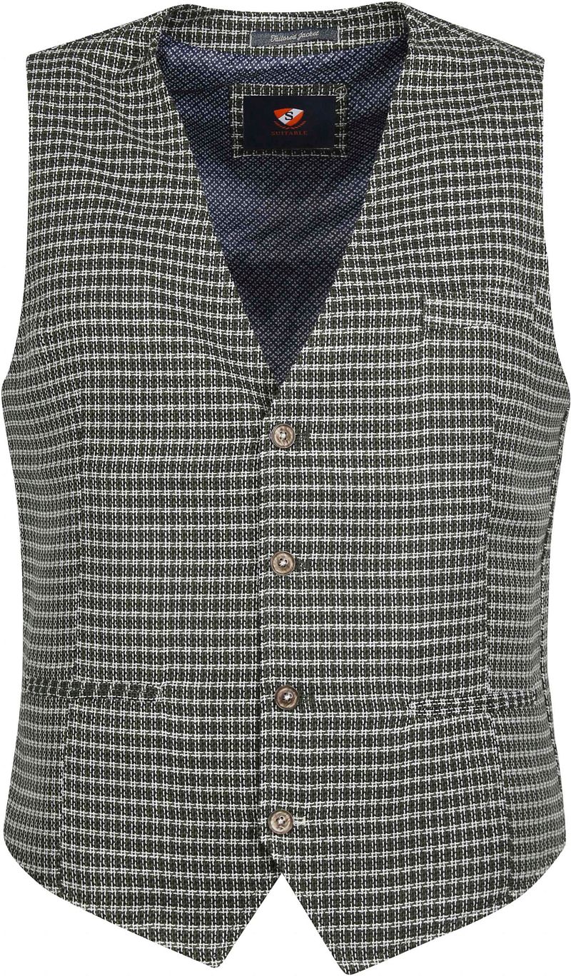 Suitable Gilet Kris Impression Vert taille 52