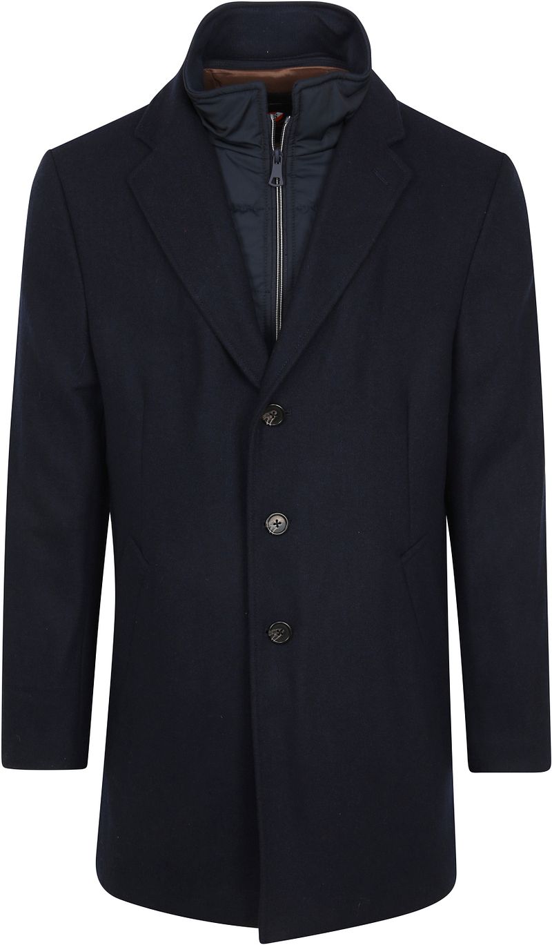 Suitable Manteau Job Marine Bleu Bleu foncé taille 46