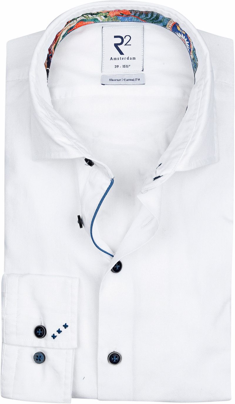 R2 Chemise Oxford Blanche Blanc taille 37