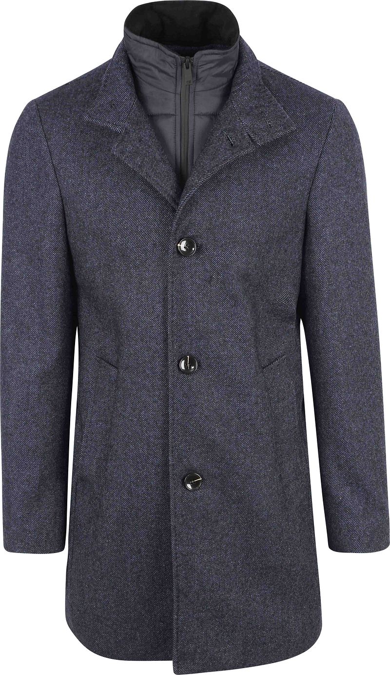 Suitable Prestige Hamburg Coat Dunkelblau - Größe 46 günstig online kaufen