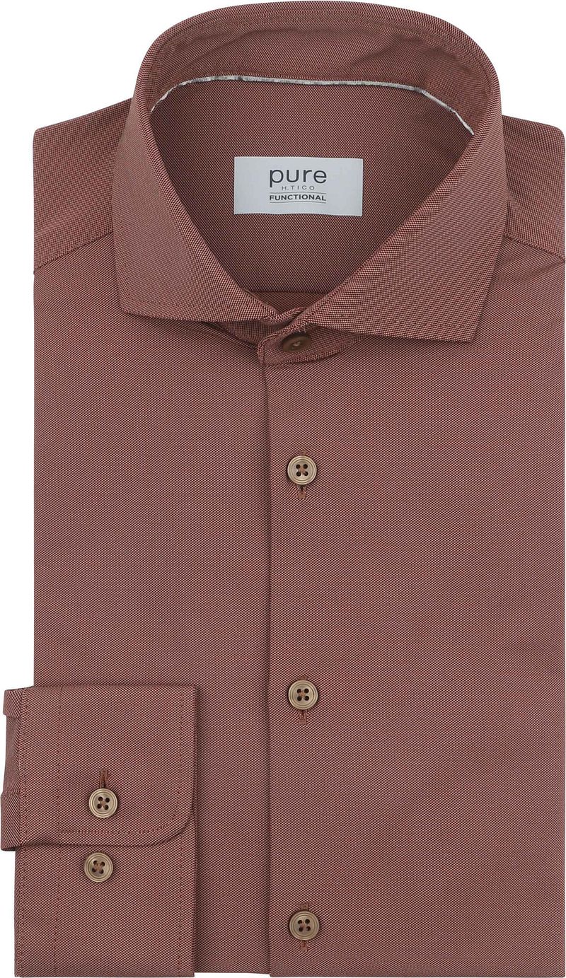 Pure The Functional Shirt Super Stretch Brique