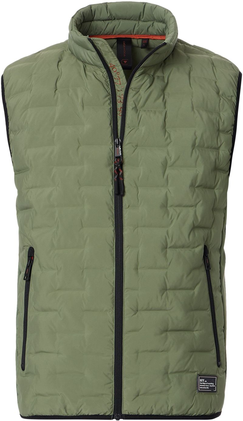 Casa Moda Bodywarmer Hybrid Olivgrün - Größe 4XL günstig online kaufen