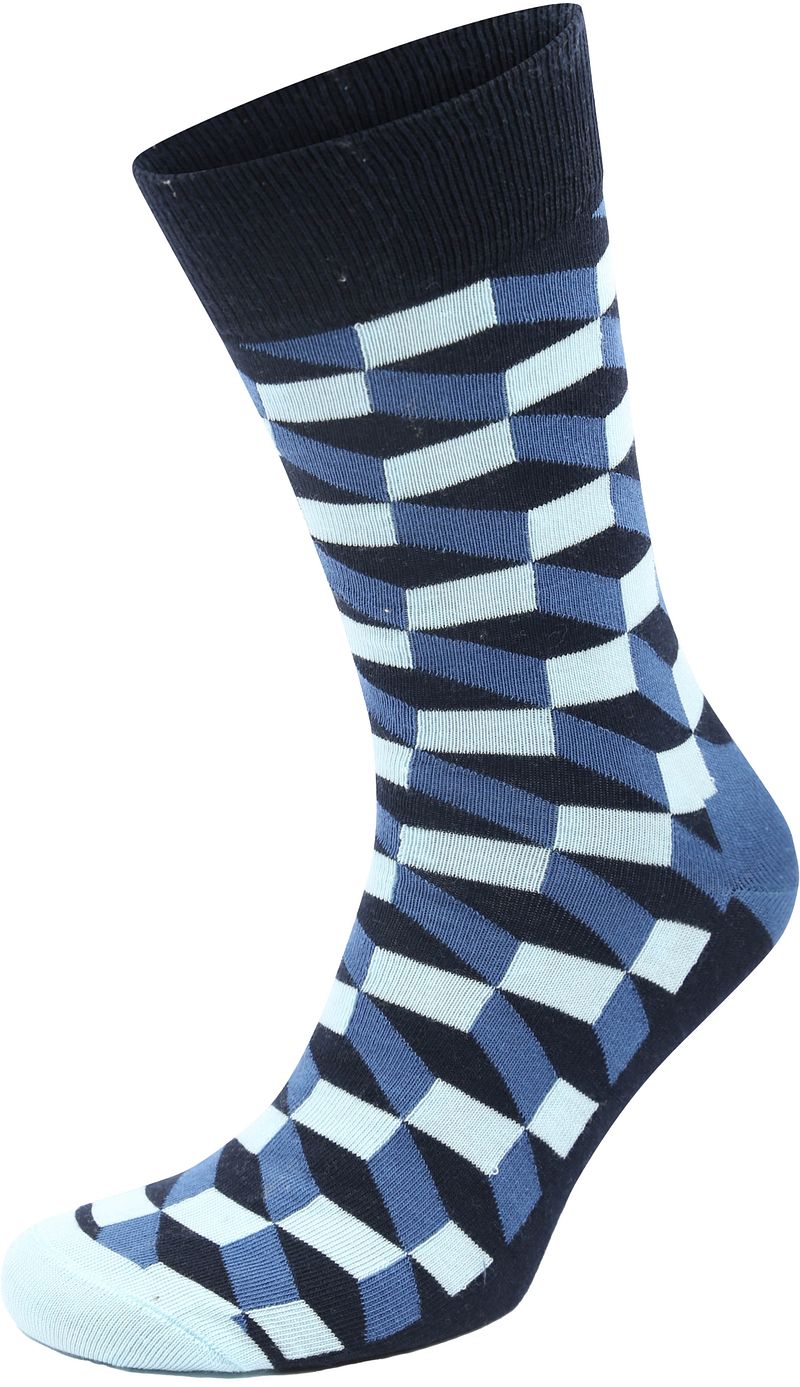 Happy Socks Socken Blaue Blöcke  - Größe 41-46 günstig online kaufen