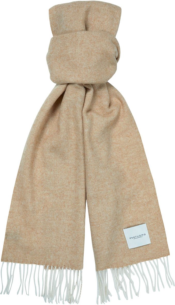 Profuomo Écharpe Agneline Camel Beige Marron