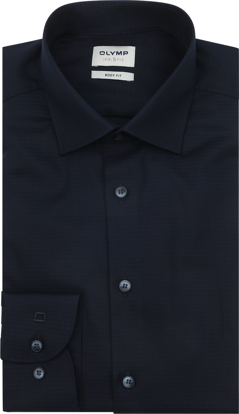 OLYMP Hemd Level 5 Navy Extra Long Sleeves - Größe 42 günstig online kaufen