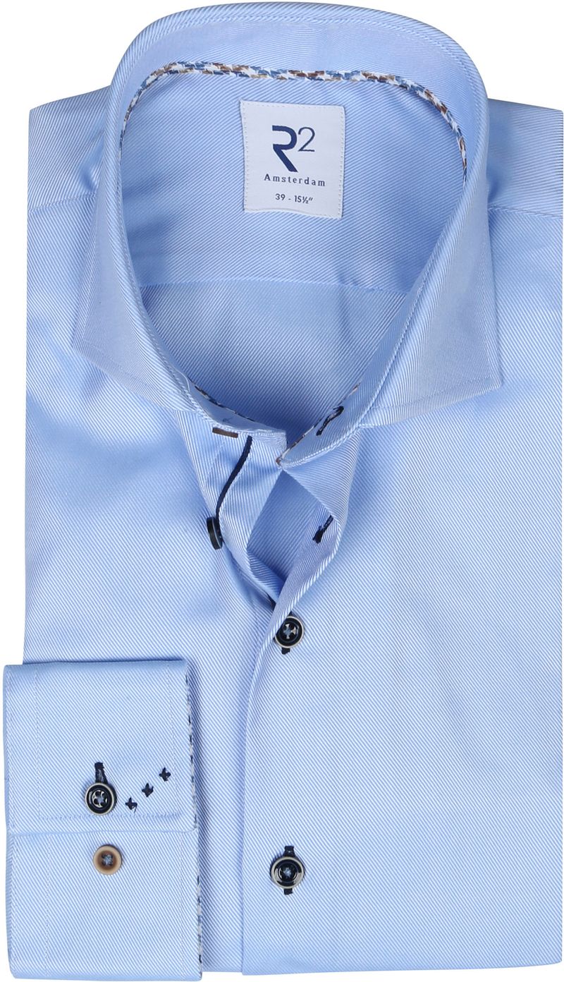 R2 Chemise Twill Clair Bleu clair Bleu taille 37