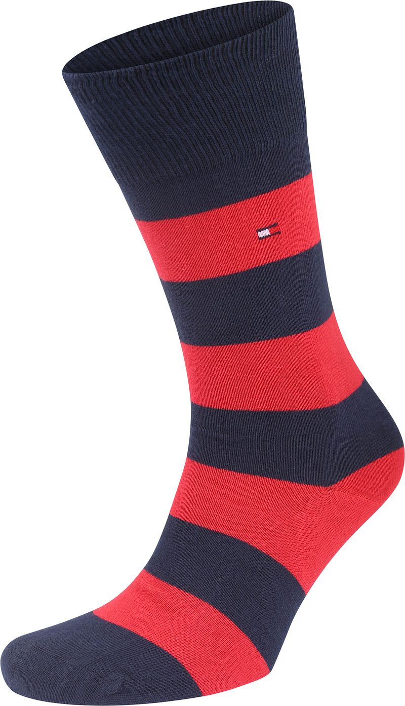 Tommy Hilfiger Socken 2 Paare Rugby Rot - Größe 43-46 günstig online kaufen