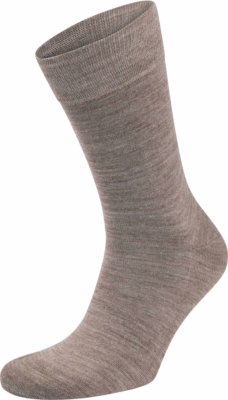 Suitable Merino Sokken Taupe 2-Pack