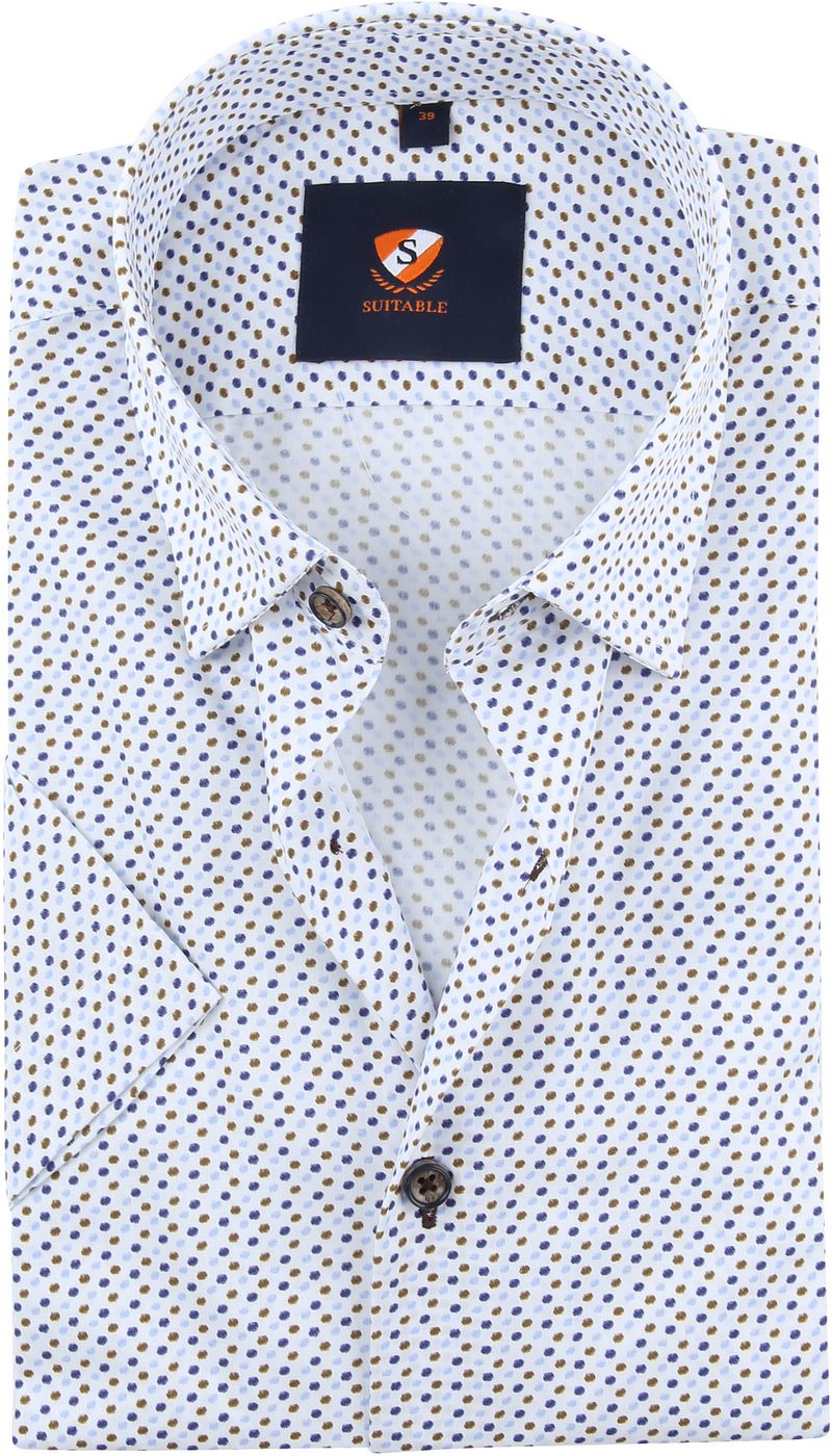 Suitable Chemise à Pois  Bleu taille 39