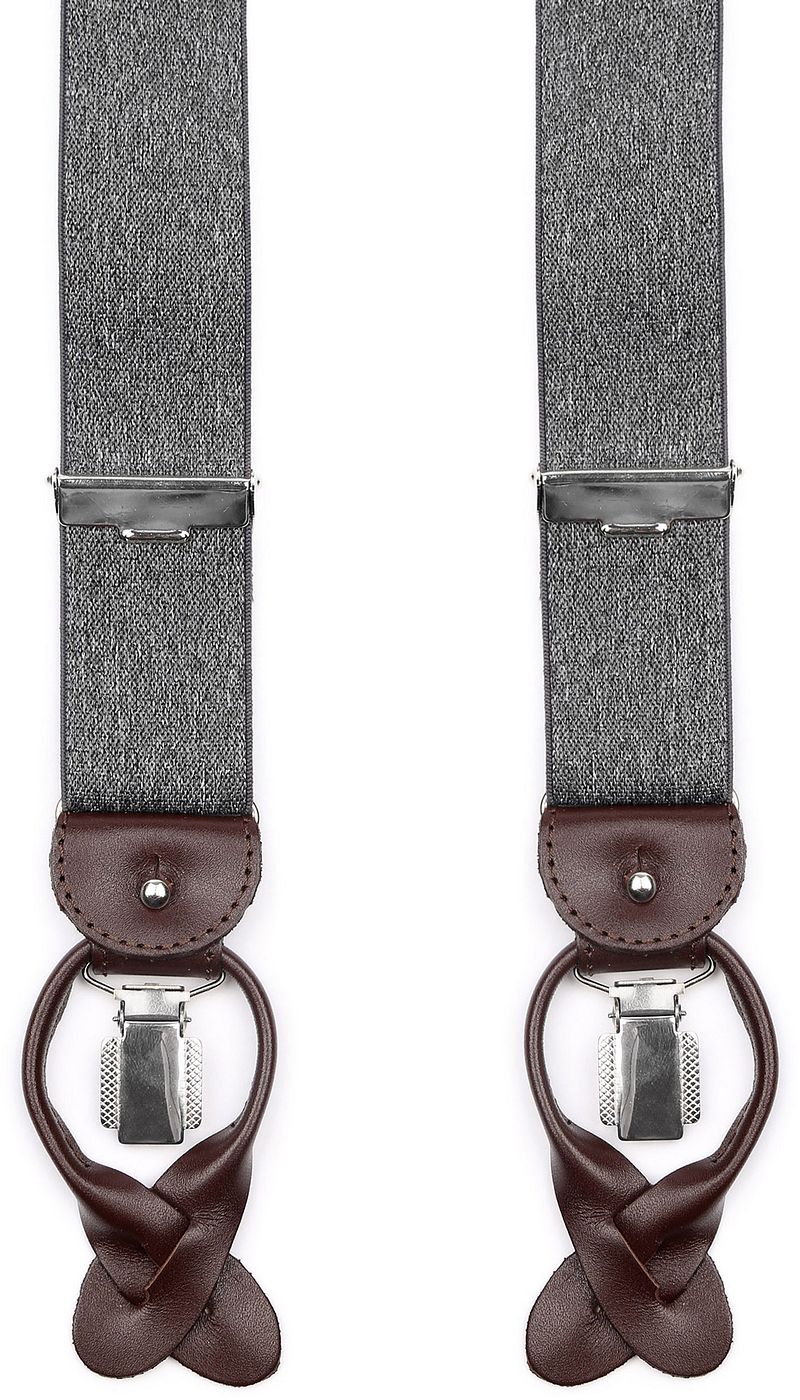 Profuomo Hosenträger Anthrazit Melange - günstig online kaufen