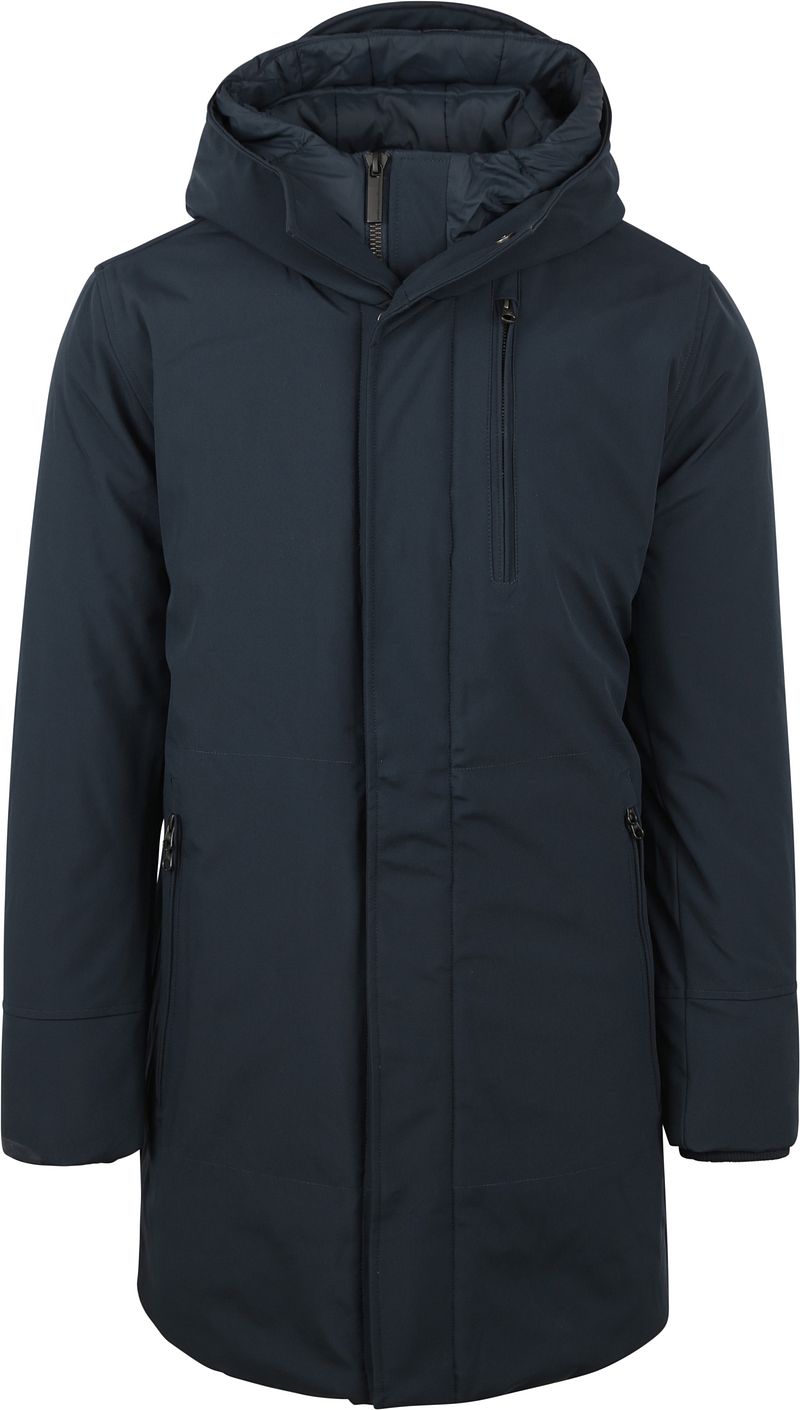 KnowledgeCotton Apparel Climate Shell Jacke Navy - Größe M günstig online kaufen