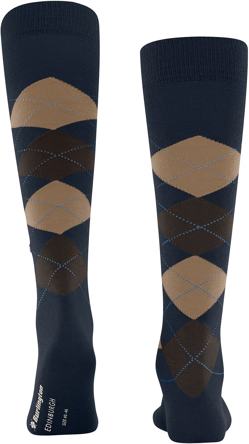 Burlington Edinburgh Kniekousen Wol Navy