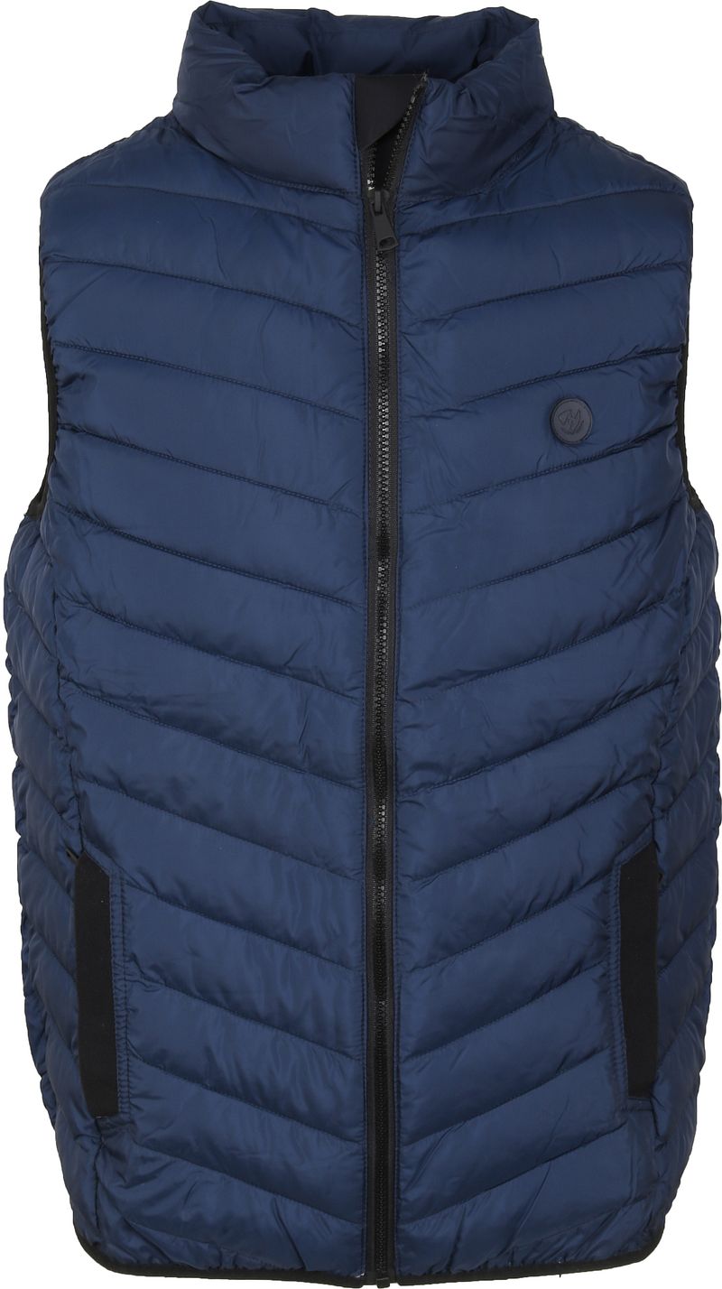 Suitable Veste Sans Manches Marine Bleu foncé Bleu taille M