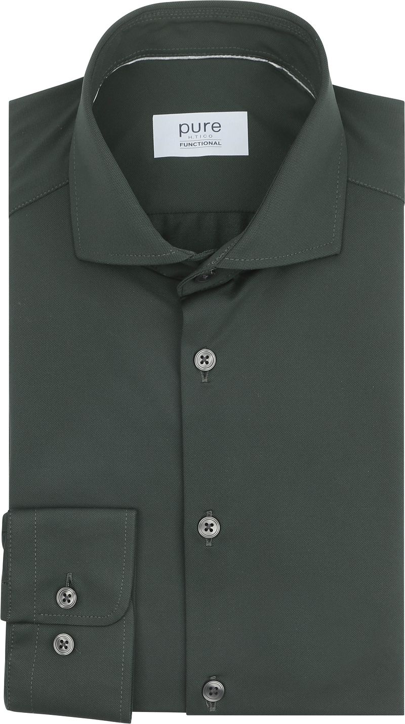 Pure The Functional Shirt Super Stretch Dunkelgrün - Größe 43 günstig online kaufen