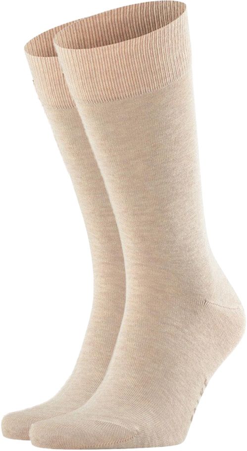 Falke Happy Socken 2 Paar Beige Melange - Größe 43-46 günstig online kaufen