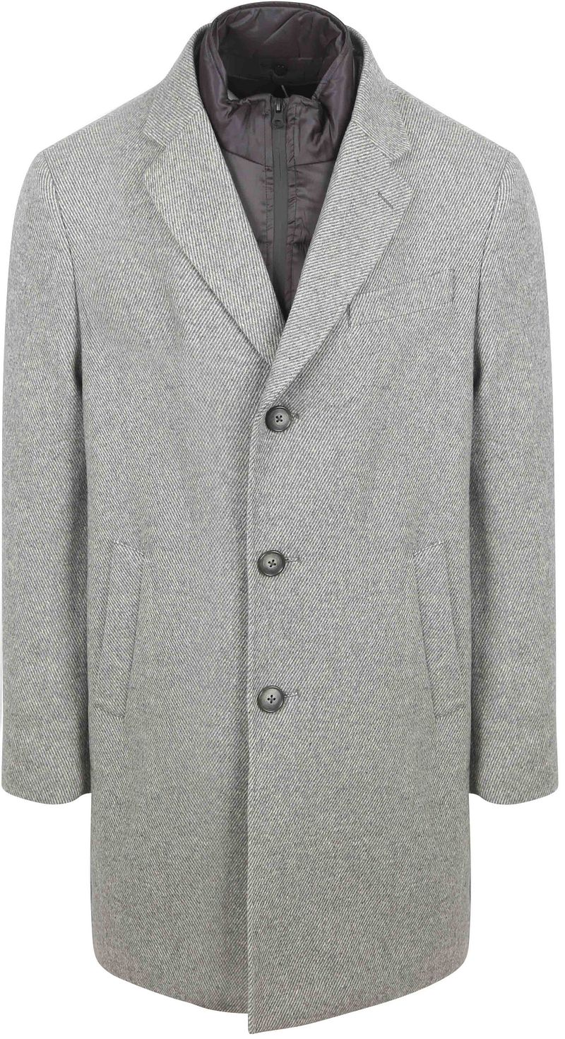 Suitable Coat Wolle Twill Grau - Größe 54 günstig online kaufen