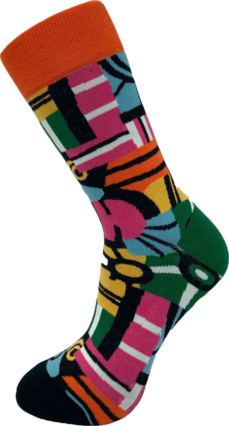Let's Do Good Chaussettes Dave Multicoloré Orange taille 41-46