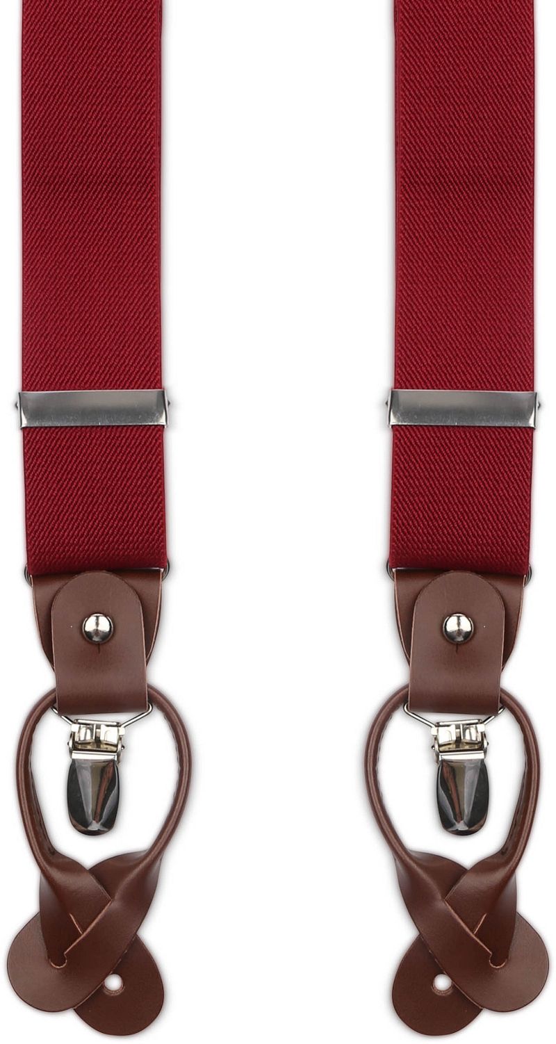Suitable Luxe Hosenträger Bordeaux - günstig online kaufen