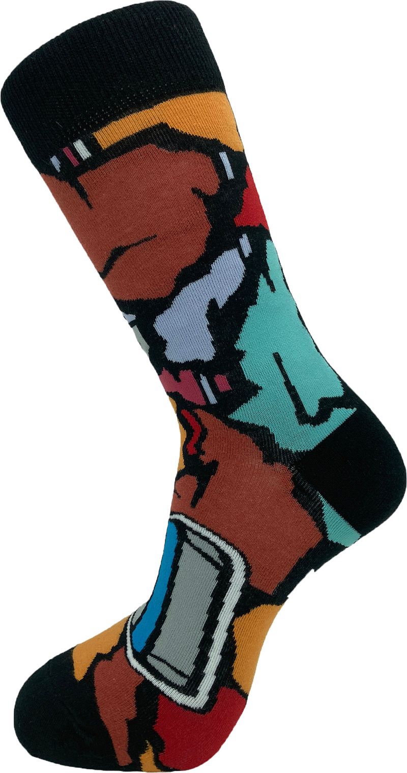 Let's Do Good Chaussettes Jarno Multicoloré Noir taille 41-46