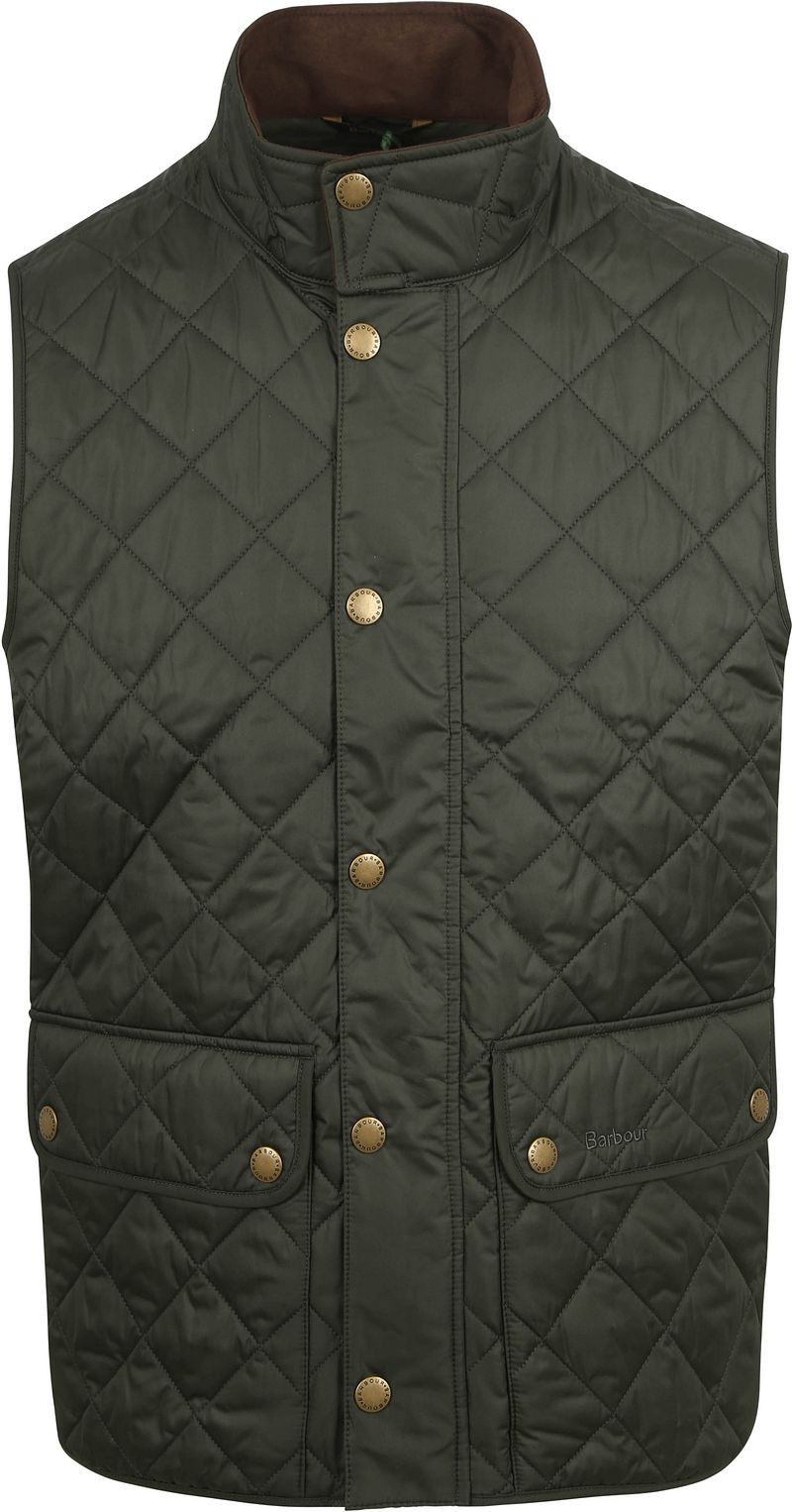 Barbour New Lowerdale Gilet Sage Grün  - Größe M günstig online kaufen