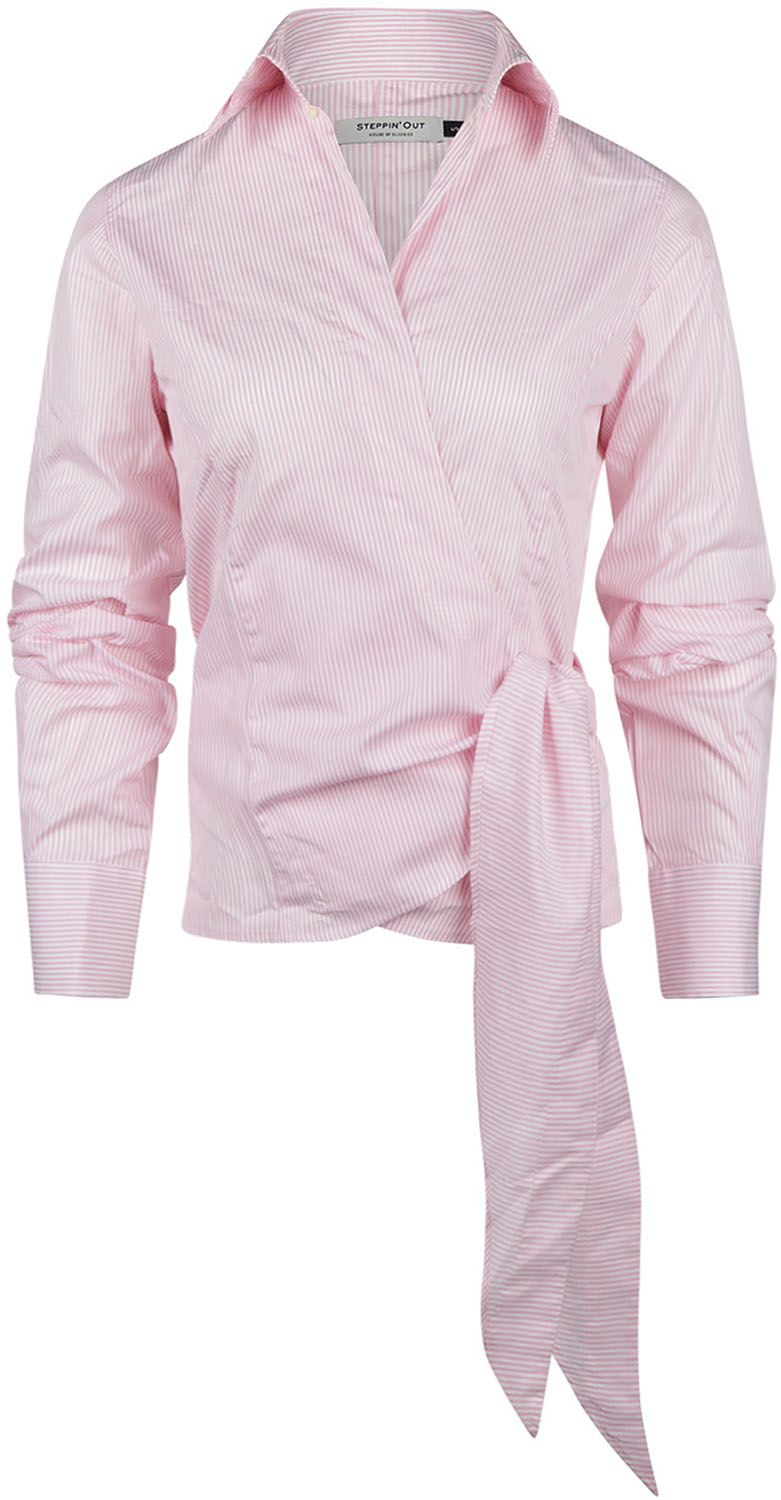 Steppin' Out Wikkel Blouse Julia Streep Roze