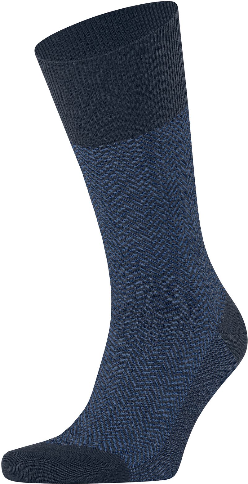Falke Airport Herringstripe Sok Navy