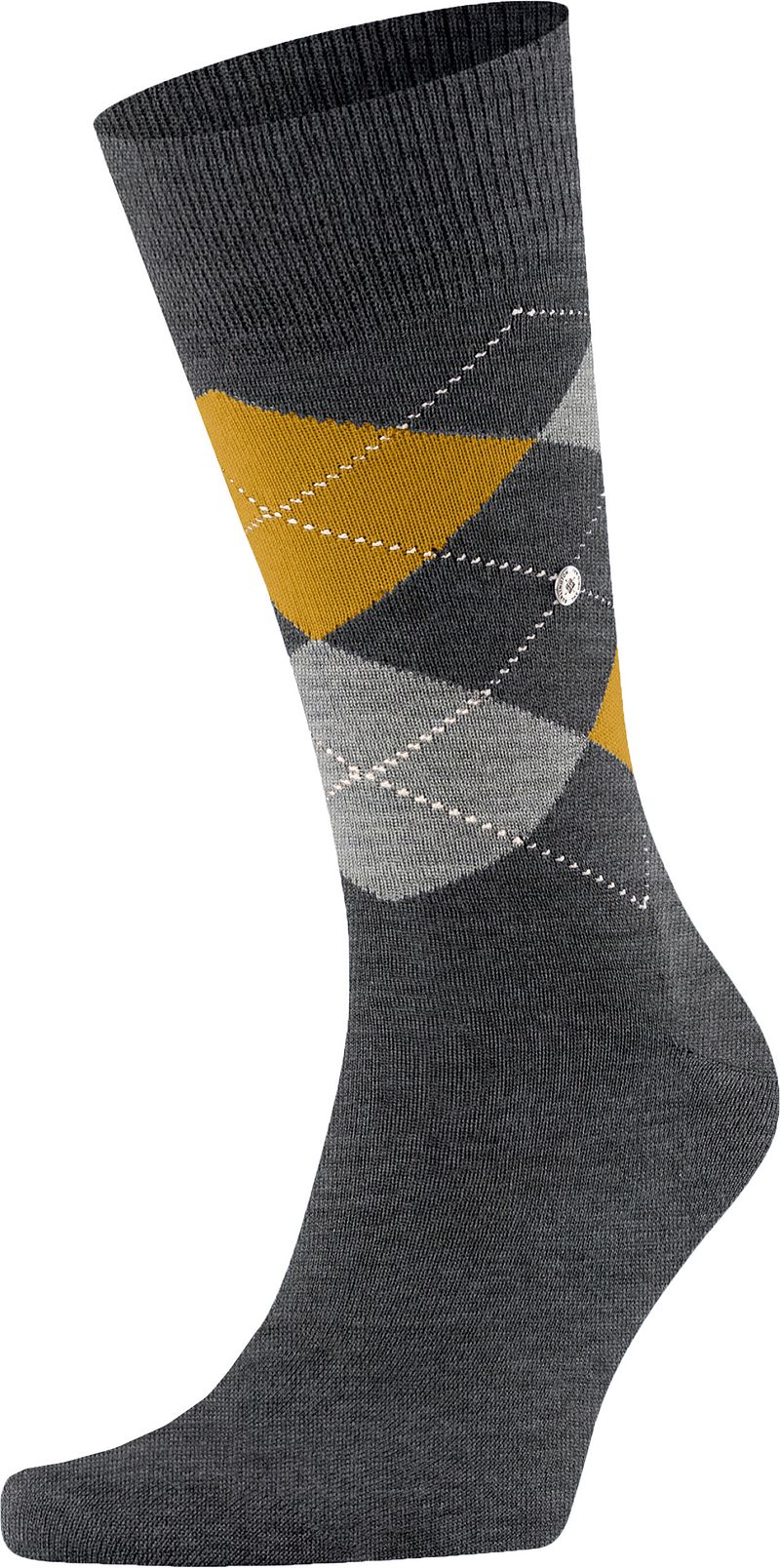 Burlington Sokken van scheerwolmix met labeldetail