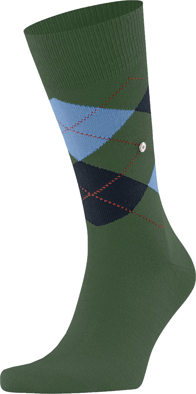 Burlington Sokken van scheerwolmix met labeldetail