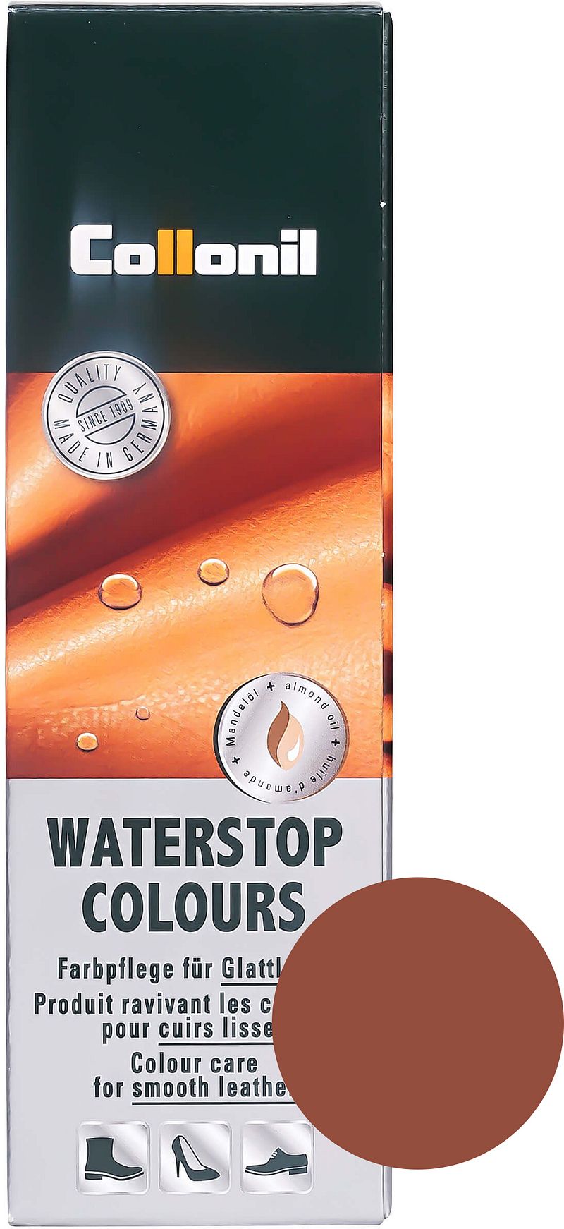 Collonil Produit Pour Cuirs Lisses Clair 40  Marron