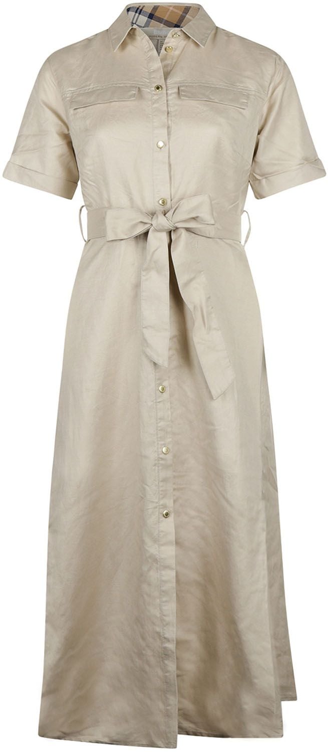 Barbour Lange Jurk Margaret Ecru