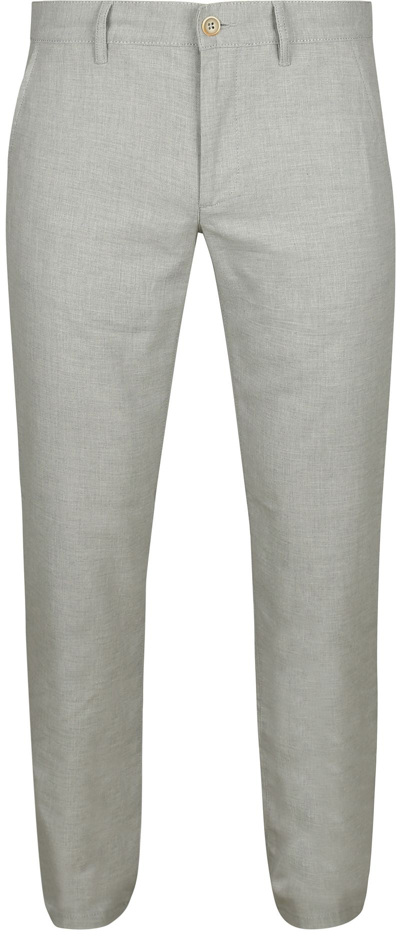 Alberto Lou Chinohose Mix Leinen Beige - Größe W 32 - L 32 günstig online kaufen