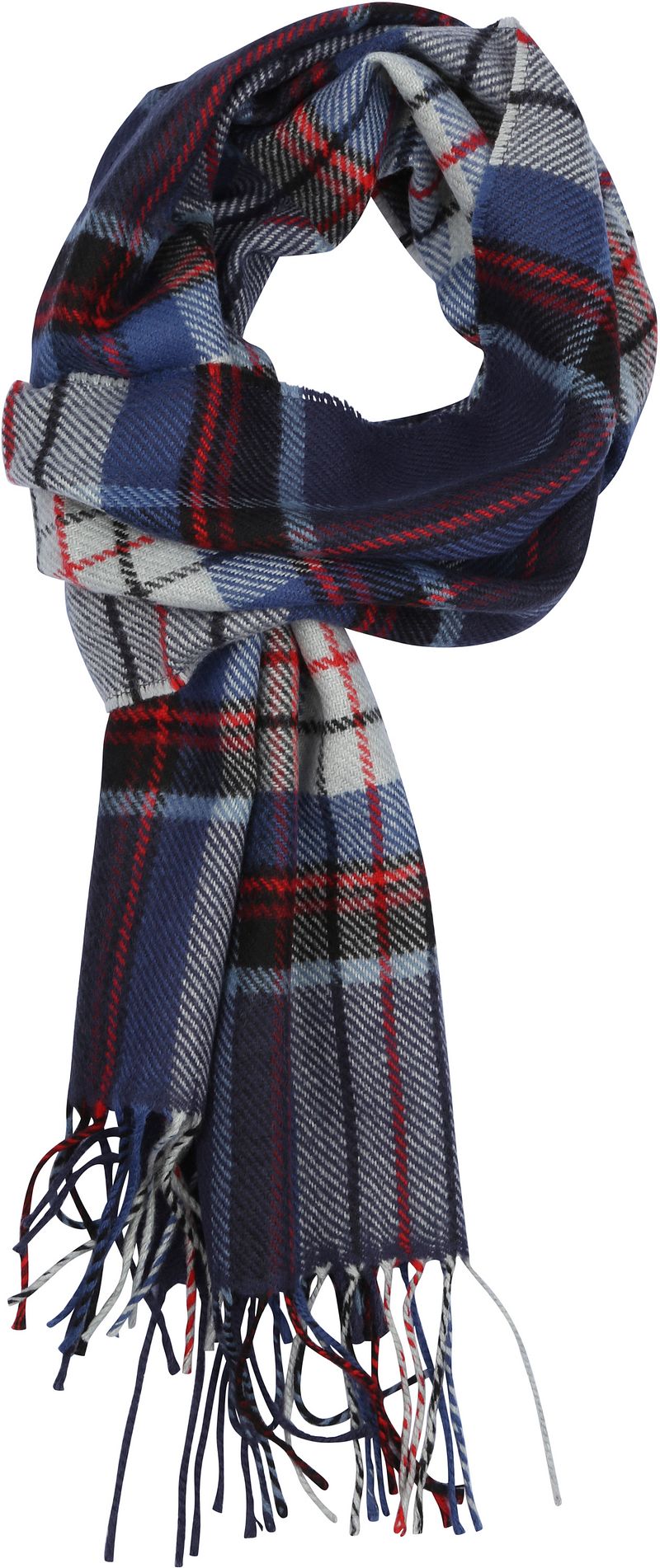 Echarpe pour hommes Fenêtre Bleu Multicoloré Rouge Vert