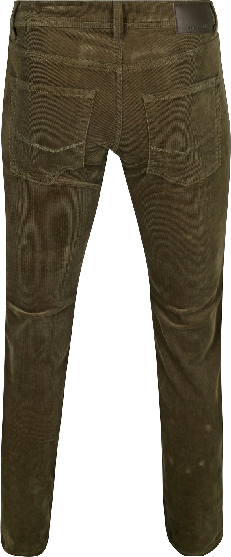 Pierre Cardin Broek Lyon Future Flex Corduroy Olijfgroen