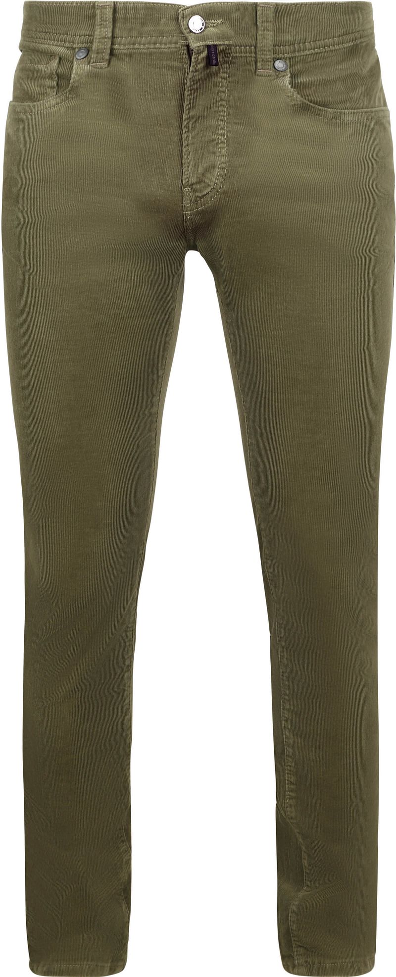 Pierre Cardin Trousers Lyon Corduroy Olive - Größe W 33 - L 30 günstig online kaufen