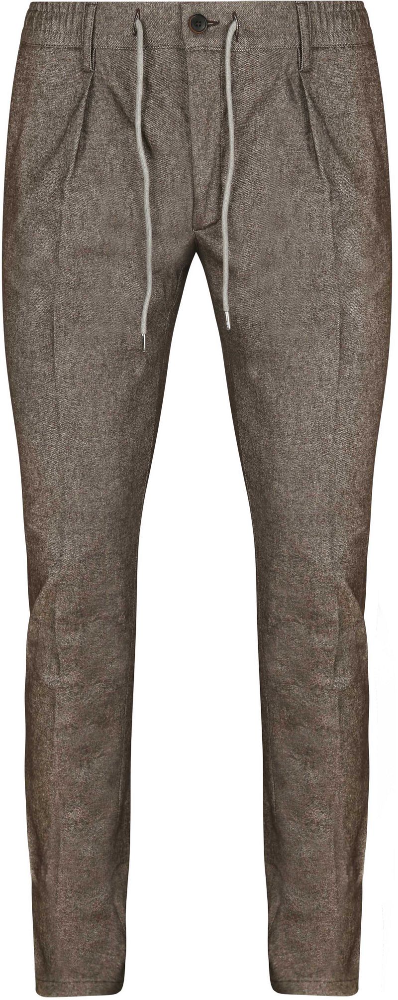 Profuomo Sportieve Bruine Chino Broek Brown Heren