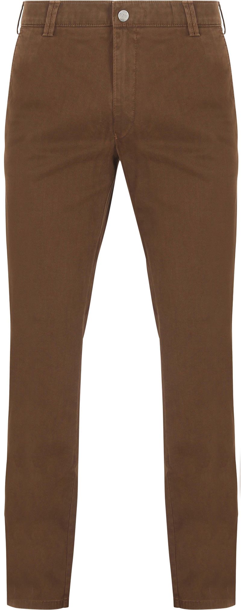 Meyer Katoenen Bruine Broek Brown Heren