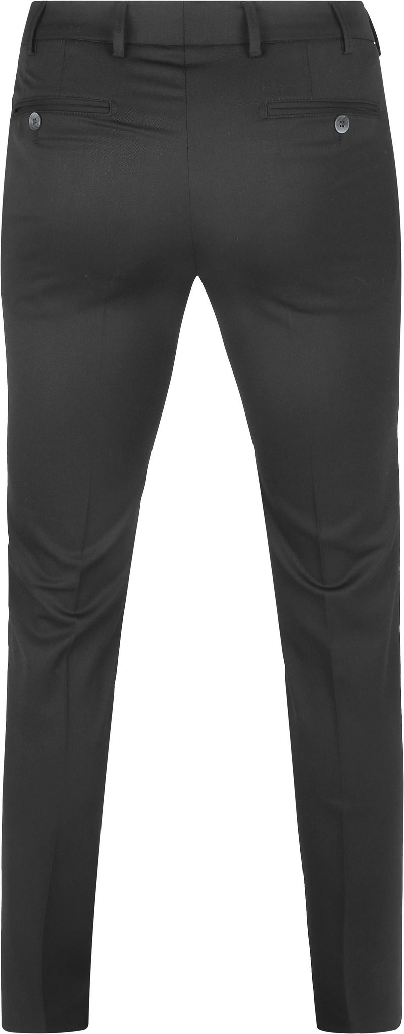 Meyer Chino Bonn Wol Blend Zwart